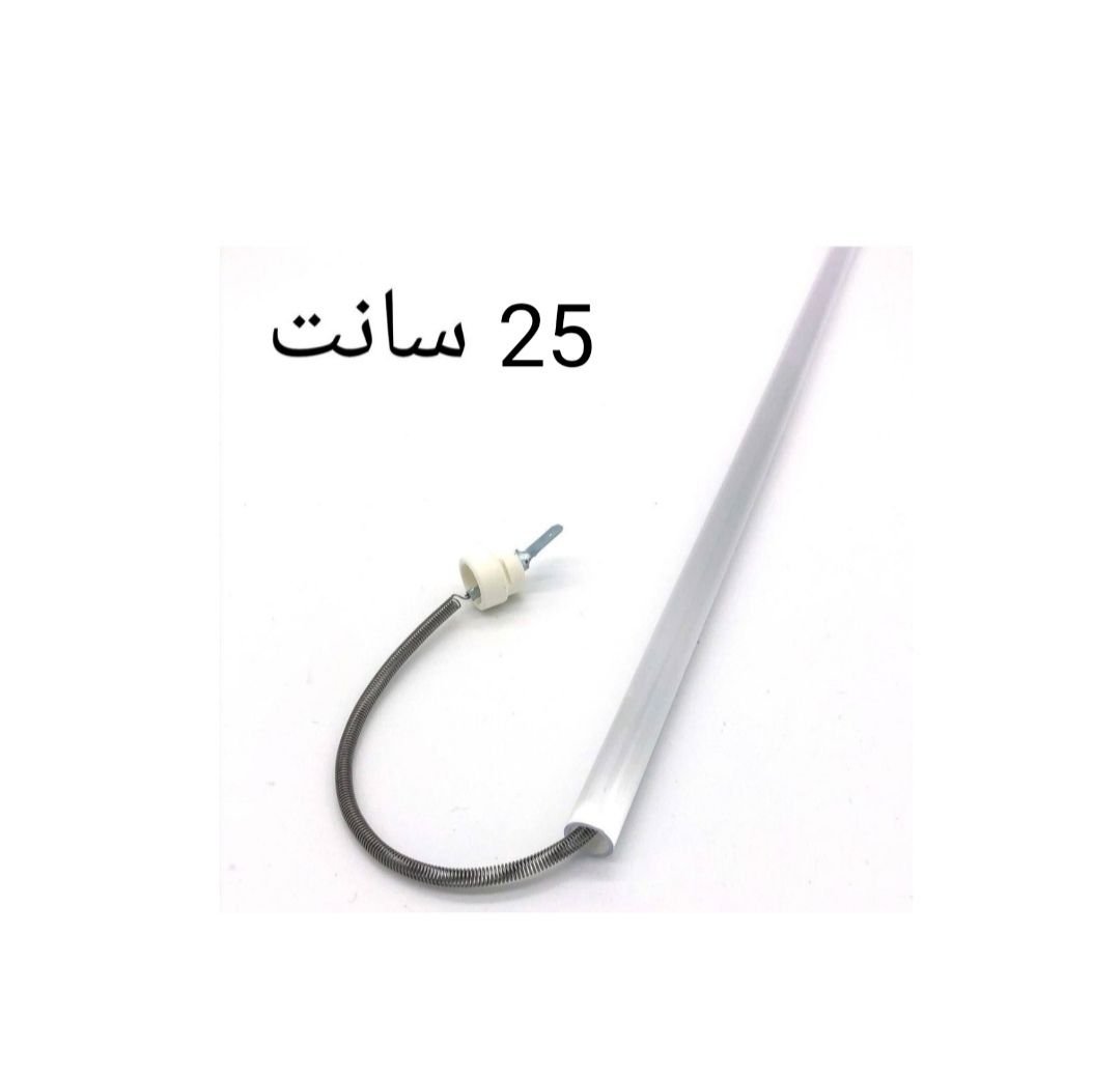 المنت شیشه ای بخاری برقی 25سانت (کامل)